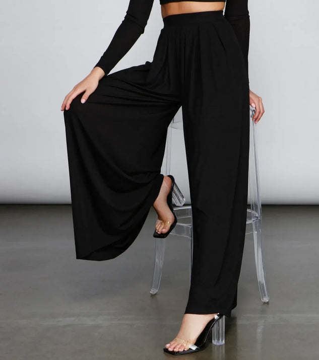 Make It Bold High Waist Palazzo Pants | Windsor