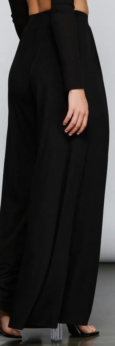 Make It Bold High Waist Palazzo Pants
