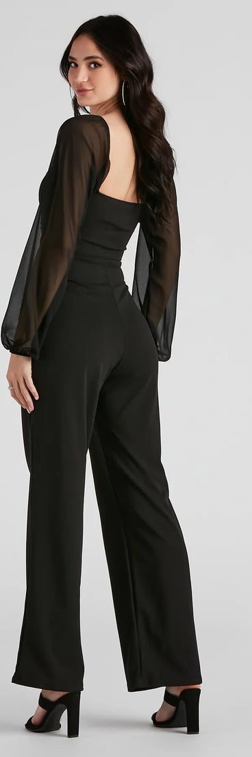 Effortless Elegance Long Sleeve Jumpsuit