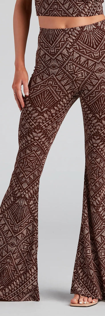 Desert Queen Boho Flare Pants