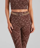 Desert Queen Boho Flare Pants