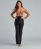 Chic Tie-Front Wide-Leg Pants