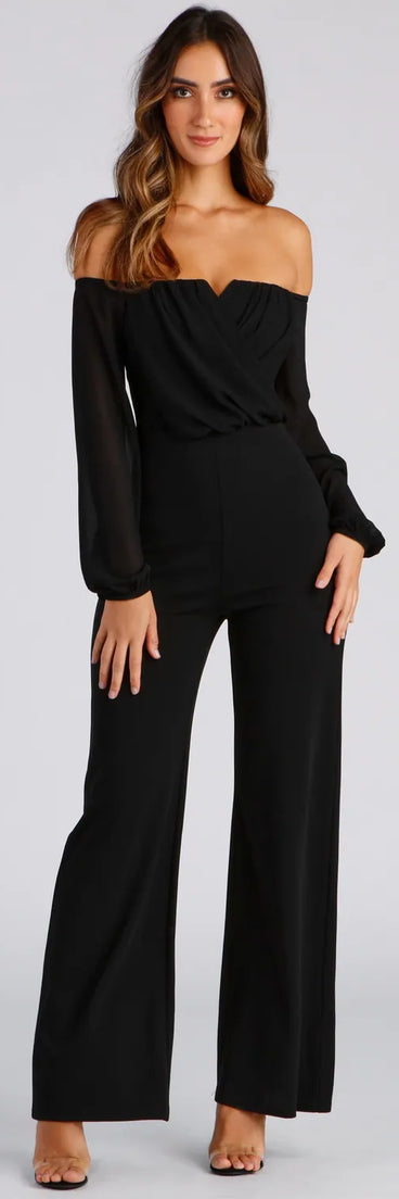 Mesmerizing Off-The-Shoulder Jumpsuit
