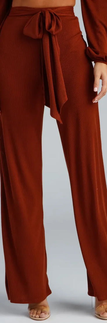 Tied Together Wide Leg Pants
