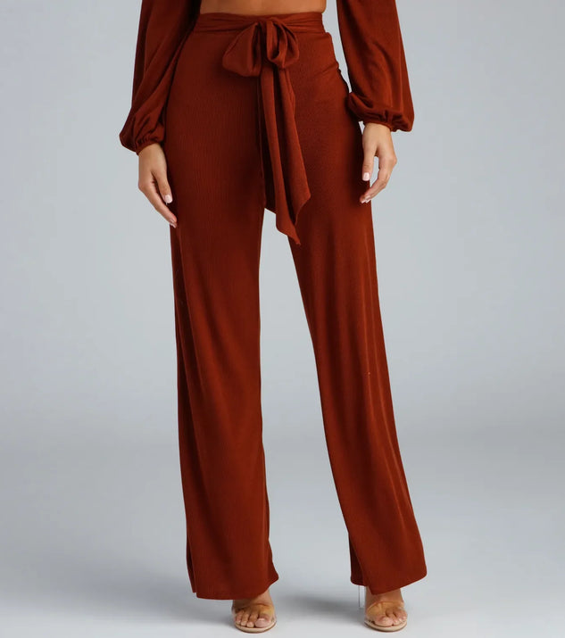 Tied Together Wide Leg Pants
