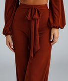 Tied Together Wide Leg Pants