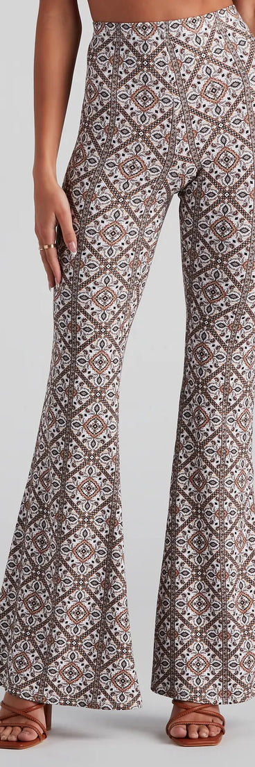 Weekend In The Desert Flare Pants