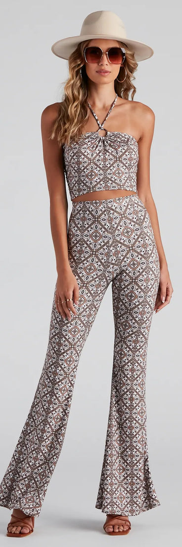 Weekend In The Desert Flare Pants