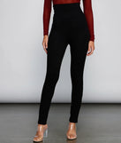 Classic High Waist Ponte Knit Leggings