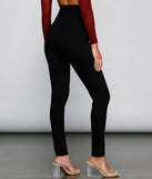 Classic High Waist Ponte Knit Leggings