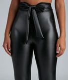 Chic And Dressy Vibes Faux Leather Pants