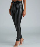 Chic And Dressy Vibes Faux Leather Pants