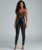 Chic And Dressy Vibes Faux Leather Pants