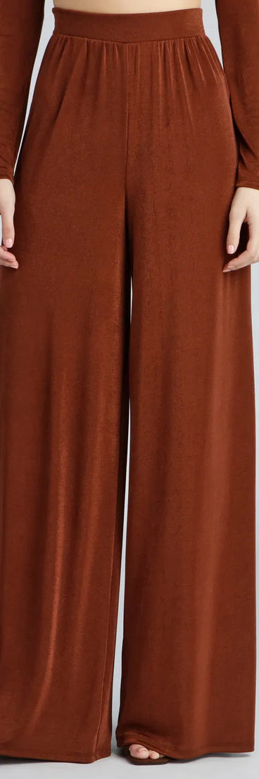 Stylish And Chic Slinky Knit Pants