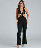 Set It Off Sequin Cutout Jumpsuit