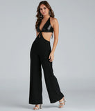 Set It Off Sequin Cutout Jumpsuit