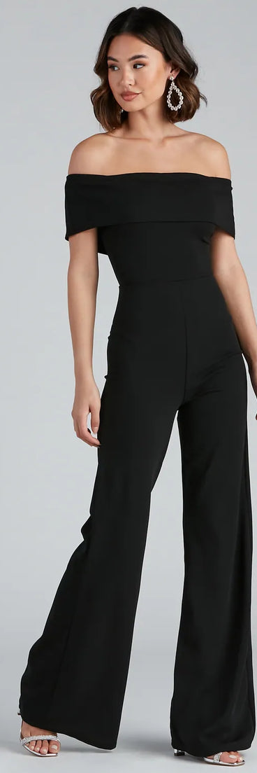 Iconic Glam Wide Leg Jumpsuit