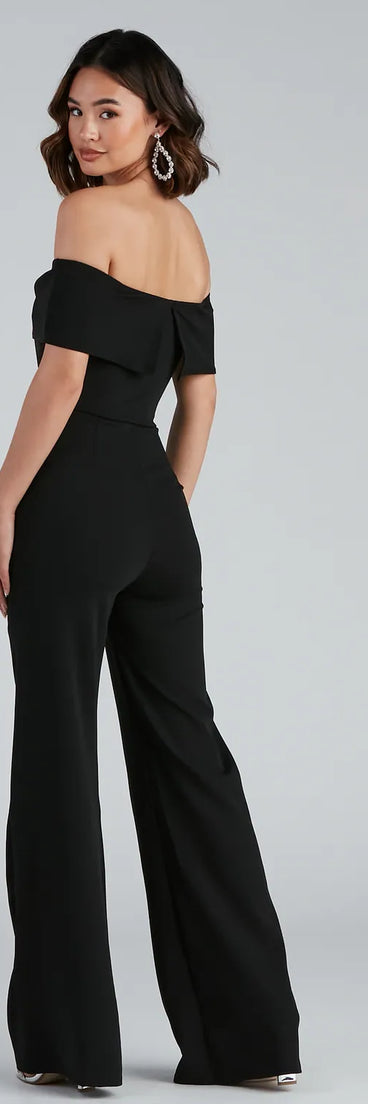 Iconic Glam Wide Leg Jumpsuit