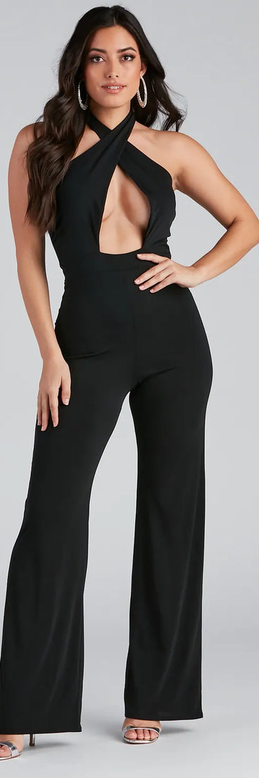 Cross My Heart Halter Jumpsuit
