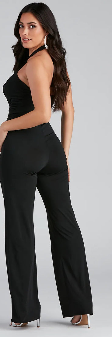 Cross My Heart Halter Jumpsuit