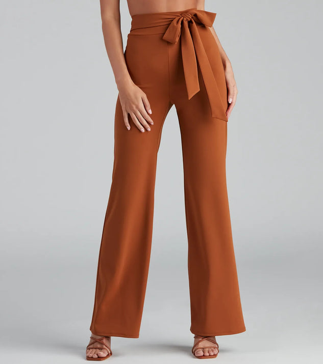 Sealed With Style Tie-Waist Pants | Windsor