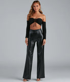 Trendsetting Moment Faux Leather Pants