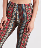 Summer Style Muse Boho Print Flare Pants