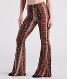 Trendy Gal Floral Boho Flare Pants