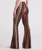 Trendy Gal Floral Boho Flare Pants