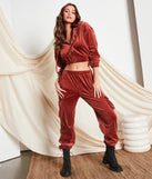 Serious Chills Velour Cargo Joggers