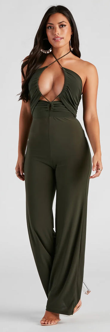 Feeling Flawless Halter Jumpsuit