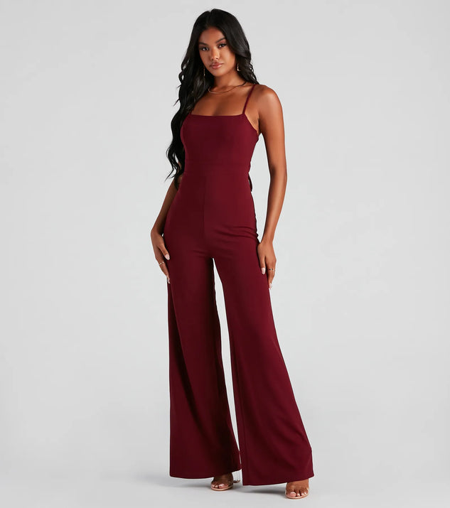 Sleek And Stylish Crepe Jumpsuit | Windsor
