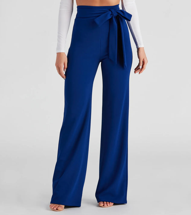 Sealed With Style Tie-Front Pants | Windsor
