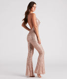 Scene Stealer Sequin Halter Jumpsuit