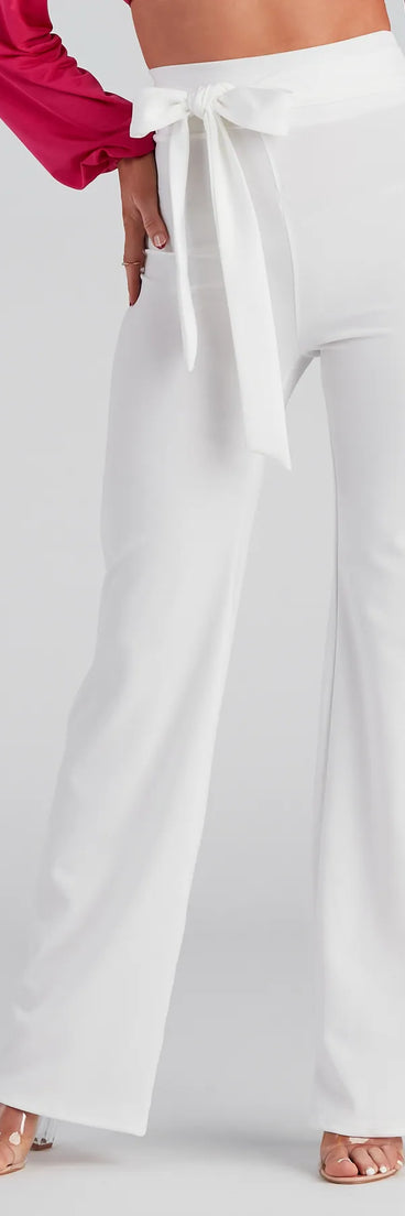 Sealed With Style Tie-Waist Pants
