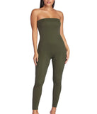 On Point Strapless Catsuit