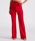 Sealed With Style Tie-Front Pants