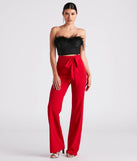 Sealed With Style Tie-Front Pants
