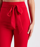 Sealed With Style Tie-Front Pants