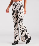 Cowgirl Cutie Printed Flare Pants