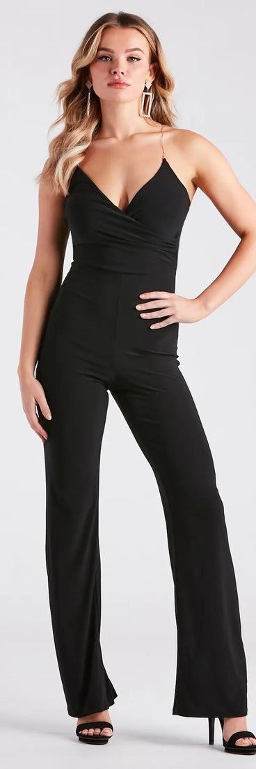 Sultry Night Out Vibes Backless Jumpsuit