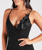 Leading Lady Flower V-Neck Wide Leg Jumpsuit