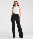 Cinch It Together Crepe Corset Trouser Pants