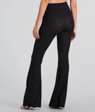 Celebrate in style with this stunning black going-out outfit essential, the Dose Of Glitter High-Rise Flare Pants, featuring the latest statement-making details and a glamorous design perfect for any festive 2025 event.