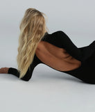 Feeling Cute Long Sleeve Open Back Catsuit