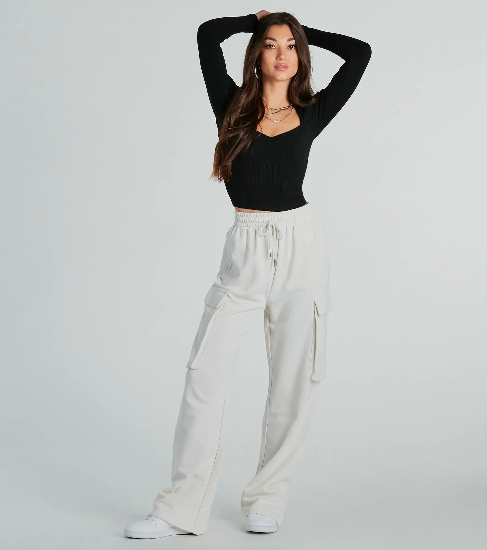 Theater code カーゴパンツ cargo sweat wide pants / カーゴ