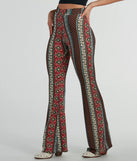 Desert Wanderer Wrap Waist Boho Flare Pants