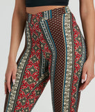 Desert Wanderer Wrap Waist Boho Flare Pants