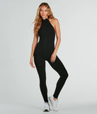 So Essential Halter Rib Knit Jumpsuit