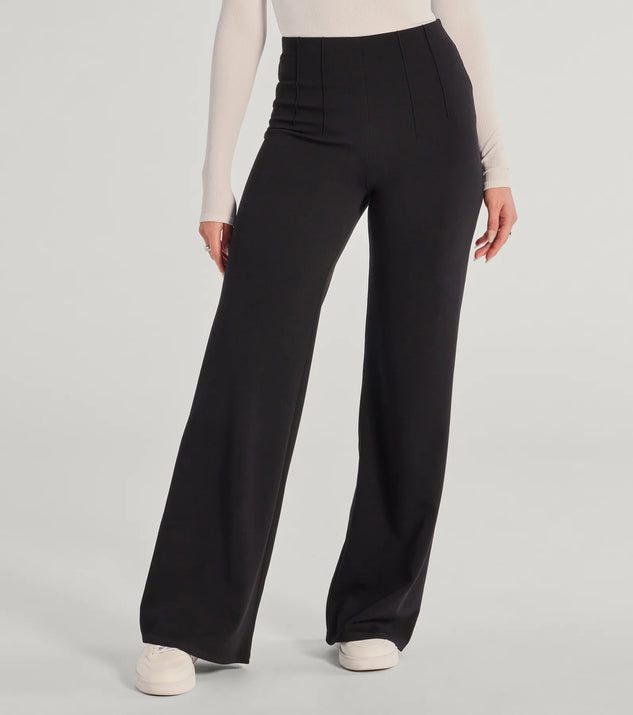 Nine To Five Straight-Leg Crepe Trouser Pants | Windsor Nine To Five Straight-Leg Crepe Trouser Pants | Windsor